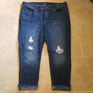 A.n.a skinny boyfriend crop jeans
